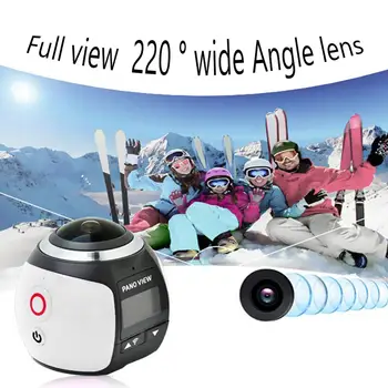 Mini panorama 360 driving recorder/360 panorama 4K waterproof anti-shake sports camera/V1 sports dv/VR skladište virtualne stvarnosti