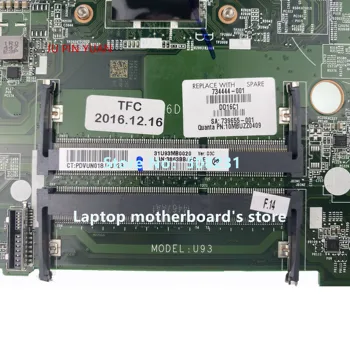 Ju PIN YUAN 734444-501 734444-001 U93 DA0U93MB6D0 matična ploča za laptop HP 14-N Motherboardwith A6-5200 u potpunosti testirani