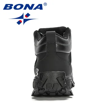 BONA 2020 NewDesigners Nubuck Sports Taktički Čizme muška pješačkih Planina cipele s visokim krovom od samta taktički cipele Masculino Comfy