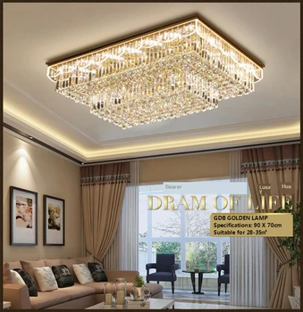 LED Crystal Ceiling Chandelier Luxury Villa Lamp Nordic Pendant Light for Hotel Lobby Clubhouse Living Room E14 Led Bulb Svjetla