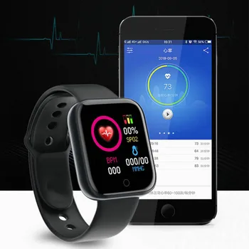 Moderan pametni digitalni satovi za muškarce i žene s podsjetnikom o pozivu Bluetooth bežična kamera za praćenje brzine otkucaja srca sportske Wirstwatch poklon