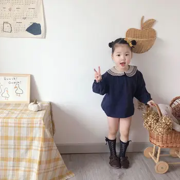 CBC Kids Girl Spring Clothes Sets Baby Girl Lovely Blue Bloused Brand Design Child Girl Fashion Clothes For Spring
