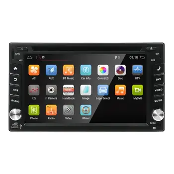 Eunavi 2 Din Android 10 auto media player Auto DVD Radio Universal 4G 64G Headunit WIFI Bluetooth GPS Navigacija 2Din DVD