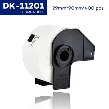 29мм*90mm*400 kom Bijela kompatibilan profila DK11201 DK-11201 DK 11201 kompatibilan s miješalicom Brother QL QL-500 QL-550