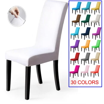 Meijuner Solid Chair Cover Spandex Slipcover Modern Stretch elastični presvlaka za stolice Room Party univerzalni kuhinjski presvlaka za stolice