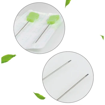 Najnoviji 50 kom jednokratna sterilna igla za akupunkture plastični držač promocija akupunktura Eacu akupunktura igle EACU za jednokratnu upotrebu