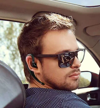 NVAHVA bežične slušalice 10 sati, Uho kuka Bluetooth slušalice V5.0 mono slušalica mobitel handsfree slušalice mikrofon za ured vožnje