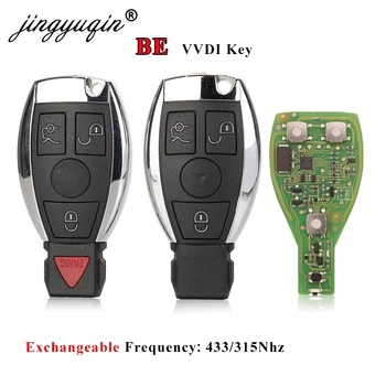 Jingyuqin 5pcs Car Remote Key 3/4 gumb za Mercedes Benz V1.5 PCB VVDI BE Key pro poboljšana verzija smjenski 315 mhz/433 Mhz