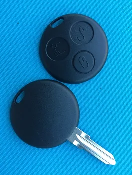 10 kom. / lot 3 tipke vozila zamjena daljinski ključ gredica za Smart Fortwo ključ shell za Benz Case tople rasprodaja + Uncut Blade nema logo