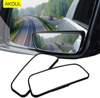 2 komada površina slijepa mrlja ogledalo 360 ABS staklo za sve univerzalne vozila auto Fit Stick-on dizajn