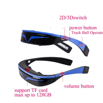 2018 ag CE/ROHS naveo virtualni widescreen video naočale Eyewear smart Wearable 3D vr smart pri odabiru čaše za vino sa Android 5.1 wifi