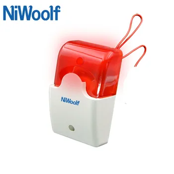 Niwoolf Wired Strobe Siren Flash LED Light And Sound Alarm napon od 9 do 12 za kućnu alarmni Wifi / GSM / PSTN