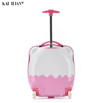 Djeca kolica kofer djeca putni kofer za djevojčice kotačima prtljage kofer za dječaka dijete valjanje kofer za djecu