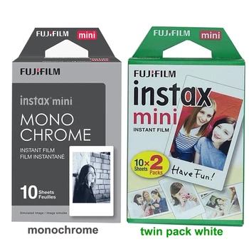 Fujifilm Instax Mini Film 10 crno-bijeli i 20 bijela za Fuji Mini Camera 7S 8 9 25 50s 90 9 SHARE Smartphone Printer SP-3 2 1