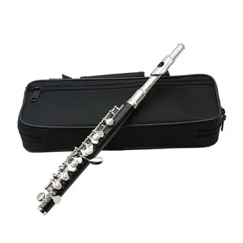 Mounchain Piccolo Half-size Flute Melchior посеребренный C Key Tone iz poljske krpom Stick Case odvijač