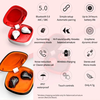 SHANLING MTW100 V2 TWS vrijednost je ture Wireless Bluetooth 5.0 In-ear slušalice IPX7 vodootporan AAC/SBC sportske slušalice direktna veza