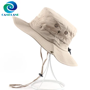 CAMOLAND vodootporan Boonie Hat za žene i muškarce ljeto UV zaštita солнцезащитная šešir Quick Dry Safari Ribolov Cap Mreža prozračna plaža kapu