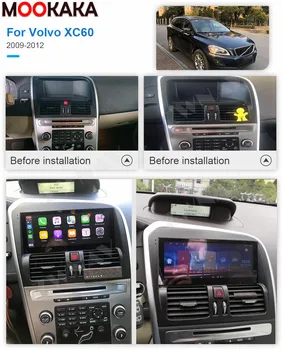 Za Volvo XC60 2009-2012 Android10.0 128GB Car Radio GPS Navigation Head Unit Dash Multimedia Player za Auto RadioTape Stereo dsp