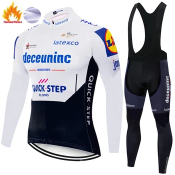 2021 novi abbigliamento ciclismo invernale Pro Team QUICK STEP Biciklizam Dres 9D startni komplet lančanik odjeće muška zimska termalna runo
