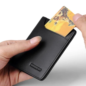 WILLIAMPOLO modni brand muške torbice prirodna koža tanka dvostruki držač kreditne kartice muški ručni novčanik muški клатч PL296