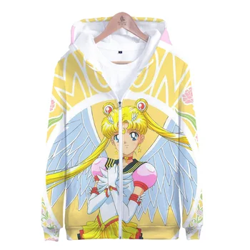 Kawaii Sailor Moon munja jakna Usagi Tsukino 3D majica Anime cosplay odijelo Sailormoon uniformi ženska majica majica