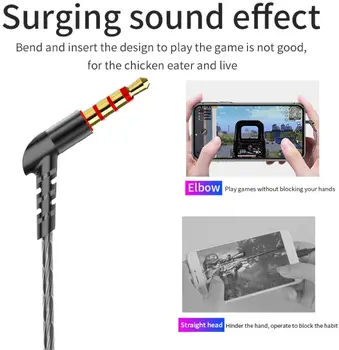 2020 novi in-Ear univerzalni stereo Slušalice HiFi muzika žični s mikrofonom mini slušalice za upravljanje slušalice