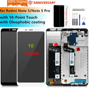 Originalni za Xiaomi Redmi Note 5 lcd display Digitizer assembly with Frame for Redmi Note 5 pro display Replacement Repair Parts