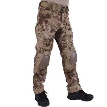Kryptek Highlander kamuflaža G2 vojska BDU hlače vojne taktičke borbene hlače muškarci Battlefield Airsoft Snajper Hunting hlače