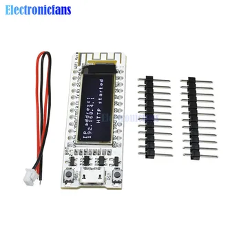 ESP8266 WIFI Chip 0.91 inch 128*32 OLED CP32Mb Flash Internet of things Development Board PCB Module For Arduino NodeMcu