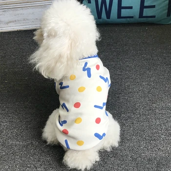 Slatko pas hlađenja prsluk za malu srednjih pasa Chihuahua odjeća prekrasan Yorkie majice proljeće mali pas majica psi kućni ljubimci Odijevanje