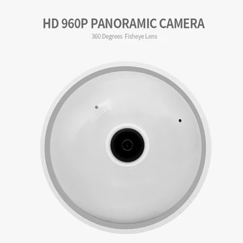 Wistino 960P WiFi Camera Bulb Wireless VR Panoramic Camera Music 1.3 MP Nadzor Security Camera Nadzor Baby Monitor