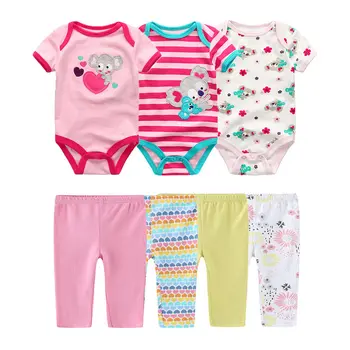 Novorođenče godina crtani Prting 0-12 m body+hlače 0-12 m Dječje odjeće setovi pamuk Baby Boy Girl odjeća Roupa De Bebe