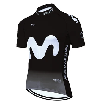 2020 movistar team camisa de ciclismo quick dry Breathable short sleeve cycling jersey men bicycle jersey tenue cycliste homme