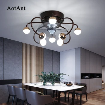 AotAnt stropni ventilator i svjetlo spavaća soba, blagovaonica dnevni boravak svjetlo električni ventilator ugrađen stropni ventilator i svjetlo
