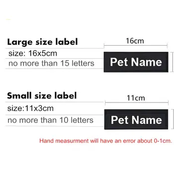 Prilagođene korisničke Pet svežanj ovratnik prsluk ime psa ID Labe individualne pas je svežanj naljepnica naljepnica prilagođene oznake DIY zine isporuke