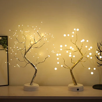 36 108 led cvijet trešnje drvo svjetlo bakrena žica DIY bonsai drvo, stol LED grančica svjetla za dom dekor sobe