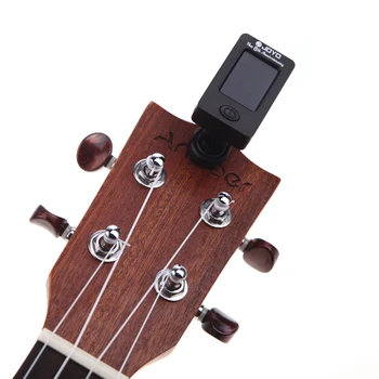 12 kom JOYO JT-01 Mini Digital LCD Clip-on tuner za kromatsku gitare, bas, violina ukulele C ukulele D