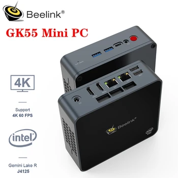 Beelink GK55 Mini PC računalo sa sustavom Windows 10 Intel Gemini Lake R J4125 Quad Core 8GB 128/256GB 5.8 G Wifi i bluetooth 4.0 4K 60@fps