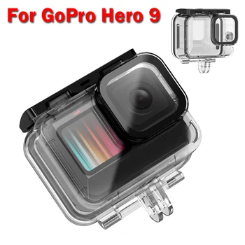 Za GoPro Hero 9 vodootporna zaštitna torbica 50 m anti-pad ronjenje poklopac kućišta Shell Box za Go Pro Hero 9 kamera pribor