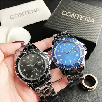 CONTENA Reloj Mujer Luxury Top Brand svakodnevne kvarcni satovi ženski satovi ženski muški ručni sat