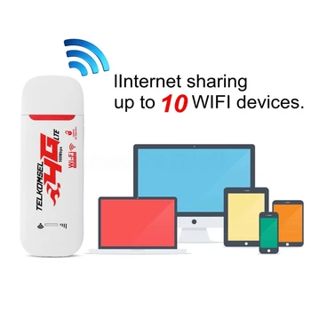 Prijenosni 4G/3G LTE auto Wi-Fi router pristupna točka 150 Mbit / s wireless USB ključ mobilni širokopojasni modem SIM kartica je otključana