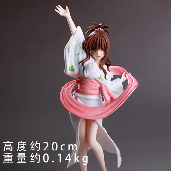 Japan anime To LOVE Yuuki Mikan kimono юката PVC figurica igračka 20 cm seksi djevojka figurice odraslog zbirka model toys lutka poklon