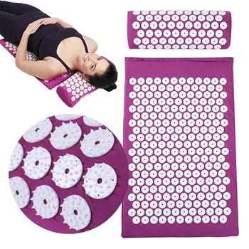 Joga štipa mat jastuk akupunktura masaža mat krevet pilates yoga jastuk jastuk bol oslobađanje od stresa s jastukom sklopivi torba