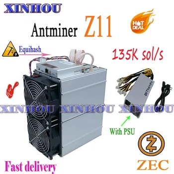 Koristi Asic mining miner Antminer Z11 135k s PSU Equihash ZEC Zen miner bolje nego Z9 z9mini Z11e S9 Innosilicon A9 T2T M30S