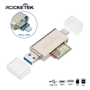 Rocketek usb 2.0 memory card reader OTG android adapter cardreader za prijenosna računala micro SD/TF kartica microsd readers