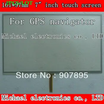 2pcS 161X97mm 7inch 4 Wire резистивная touchpad zaslon /digitalizator GPS navigator MP4 tablet pc MID noting size and color