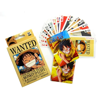 Tronzo 54 kom./compl. One Piece Figure Collection Igračke za One Piece Monkey D Luffy Roronoa Zoro Playing Poker card For Children