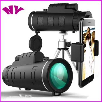 HD teleskop objektiv monokularno 40X60 zoom monokularno kampiranje džep teleskop + smartphone Držač telefona objektiv kamere za mobilni telefon
