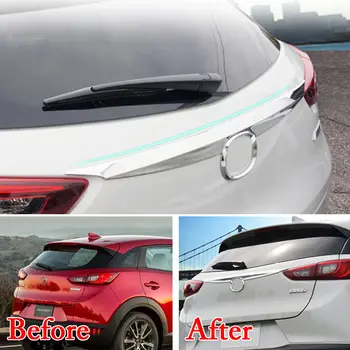 Njega ABS krom stražnja vrata stražnji poklopac prtljažnika poklopac završiti masku oznaka odgovara za Mazda CX3 2016-2018 pribor za slaganje automobila ukras