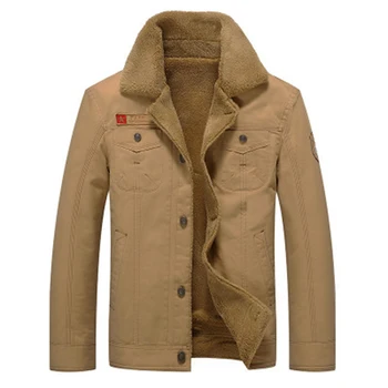 Plus size 5XL muške jakne nova moda gusta topla zimska jakna muškarci vunenih mješavina jakne debeli zimski kaput odjeća